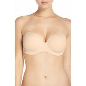 WACOAL Nude Red Carpet Strapless Molded Cup Underwire Bra 34G
